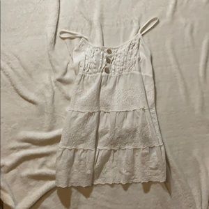 Cute loose white tank✨